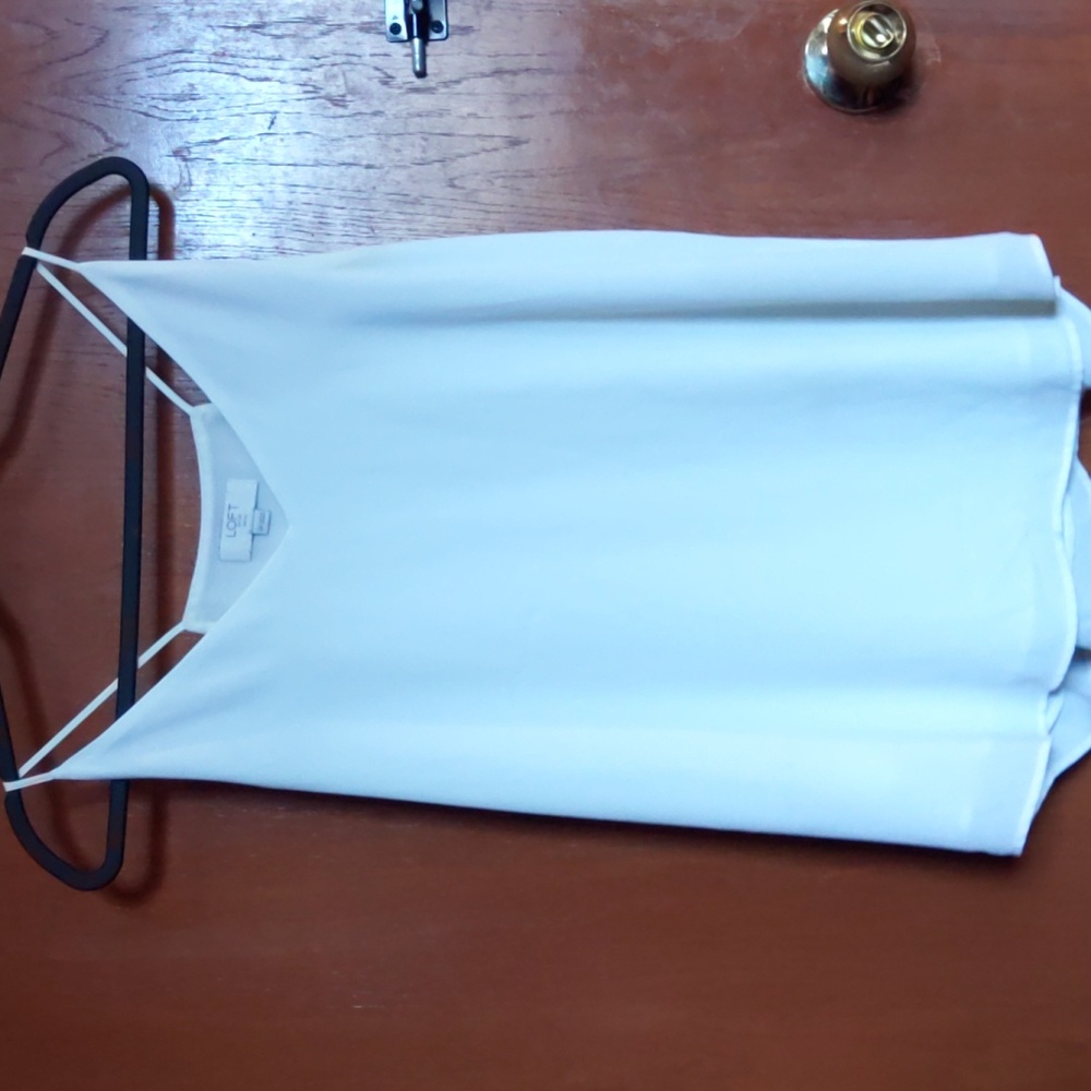 LOFT white tank top